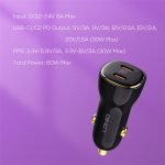 Ldnio 60W Dual PD Super Fast Car Charger C104 - Image 5