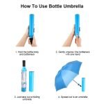 Wine Bottle Folding Umbrella – Random Color - Image 3