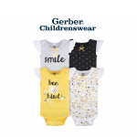 Gerber Bee Kind Sleeveless Onesies Bodysuits 4pcs - Image 7