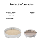 Harii Potter White Round Tray - Image 8