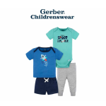 Gerber Baby Boy Space Outfit Set 4pcs