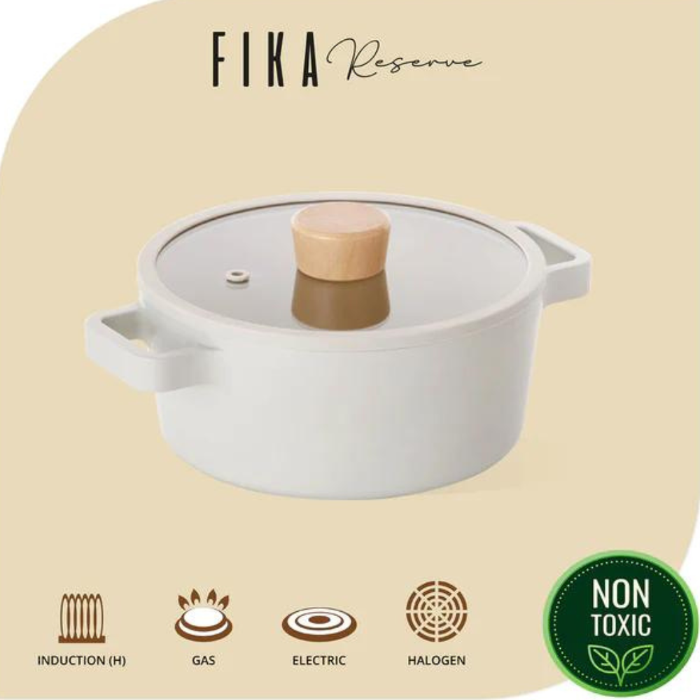 16cbf8fbe0b256d89a51cea69d874ba1-2.png Neoflam FIKA Reserve Casserole with Glass Lid 22cm - Image 1