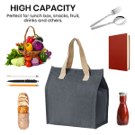 Insulated Thermal Polyester Lunch Cooler Warmer Bag  – Medium - Image 3