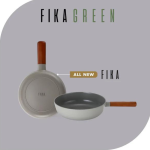 Neoflam FIKA Green Wok with Glass Lid 26cm - Image 4