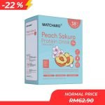 Matcharo Protein Drink – Peach Sakura
