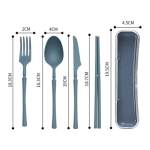 Premium 4-in-1 Colour Cutlery Set - Image 3