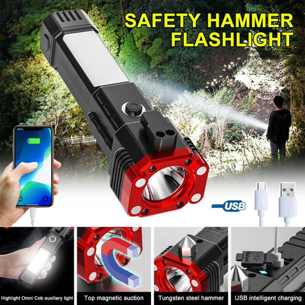 25e03ec09d6a4d19d3022f0e3d0c8805.png 4in1 Car Safety Hammer Flashlight - Image 1
