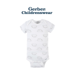 Gerber Baby Animals Short Sleeve Onesies Bodysuits 4pcs - Image 3
