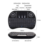 Wireless Mini Keyboard LED Light i8 - Image 3