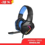 Alcatroz Neox HP500 Wired Gaming Headphone With Foldable Mic