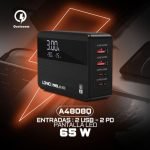 Ldnio Dual PD USB Desktop Charger 65W A4808Q - Image 6