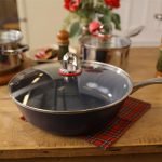 Neoflam Inox Aluminium Wok with Lid 28cm - Image 4
