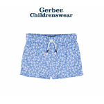 Gerber Baby Girl Blue Short Pant 2pcs - Image 2
