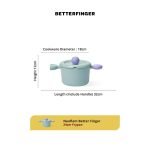 Neoflam Better Finger Casserole + Casting Lid 18cm - Image 3