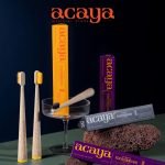Acaya Flossy Purple Bamboo Toothbrush - Image 5