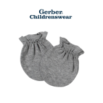 Gerber Baby Boy Dino No Scratch Mittens 4pairs - Image 4