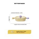 Neoflam Better Finger Low Caserole + Casting Lid 24cm - Image 3