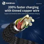 SIKENAI 1M Flash Charge Type-C to Lightning Cable SX-26 - Image 5