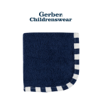 Gerber Boy Gold & Navy Washcloth Onesize 4pcs - Image 3