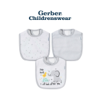 Gerber Baby & Toddler Baby Animals Bibs 3pcs