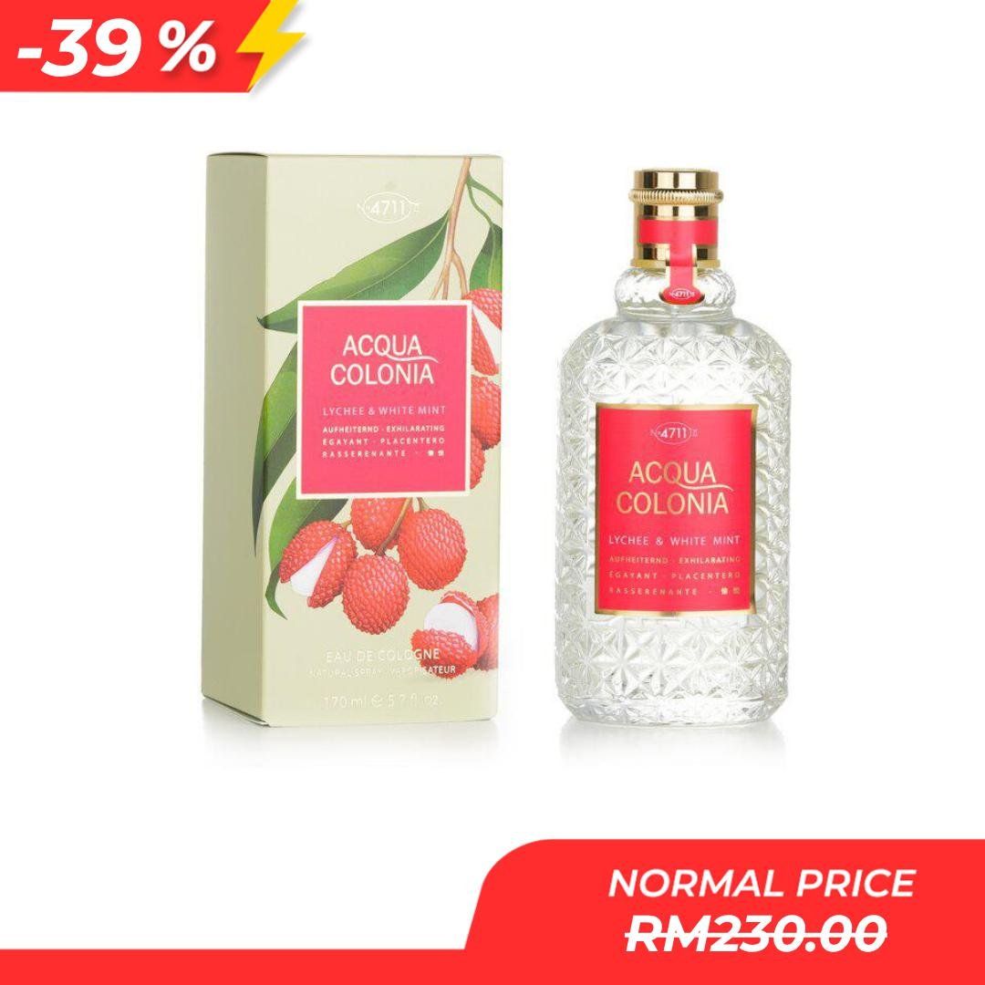 4815bfa8c876d35499c8f9299ac68c77.jpg 4711 Acqua Colonia Lychee & White Mint EDC 170ml Unisex - Image 1