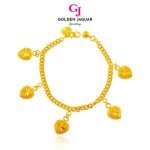Golden Jaguar Bracelet Papan + Simple Love