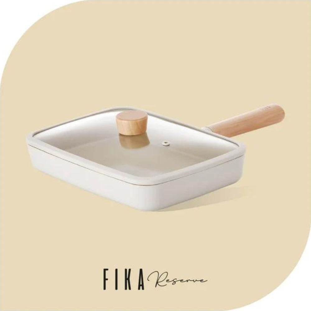 5e5db40f0b57e61686f5cd637cc7d6a0-1.png Neoflam FIKA Reserve Brunch Pan with Glass Lid 29cm - Image 1