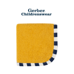 Gerber Boy Gold & Navy Washcloth Onesize 4pcs - Image 2