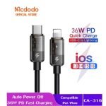 Mcdodo Transparent Data Cable Type-C to Lightning CA-3161