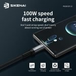 SIKENAI 1.5M Fast Charging Cable Type-C to Type-C SX-13 - Image 2