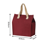 Insulated Thermal Polyester Lunch Cooler Warmer Bag  – Medium - Image 2