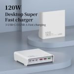 Ldnio Super Fast Charger 6 Ports PD 120W Q605