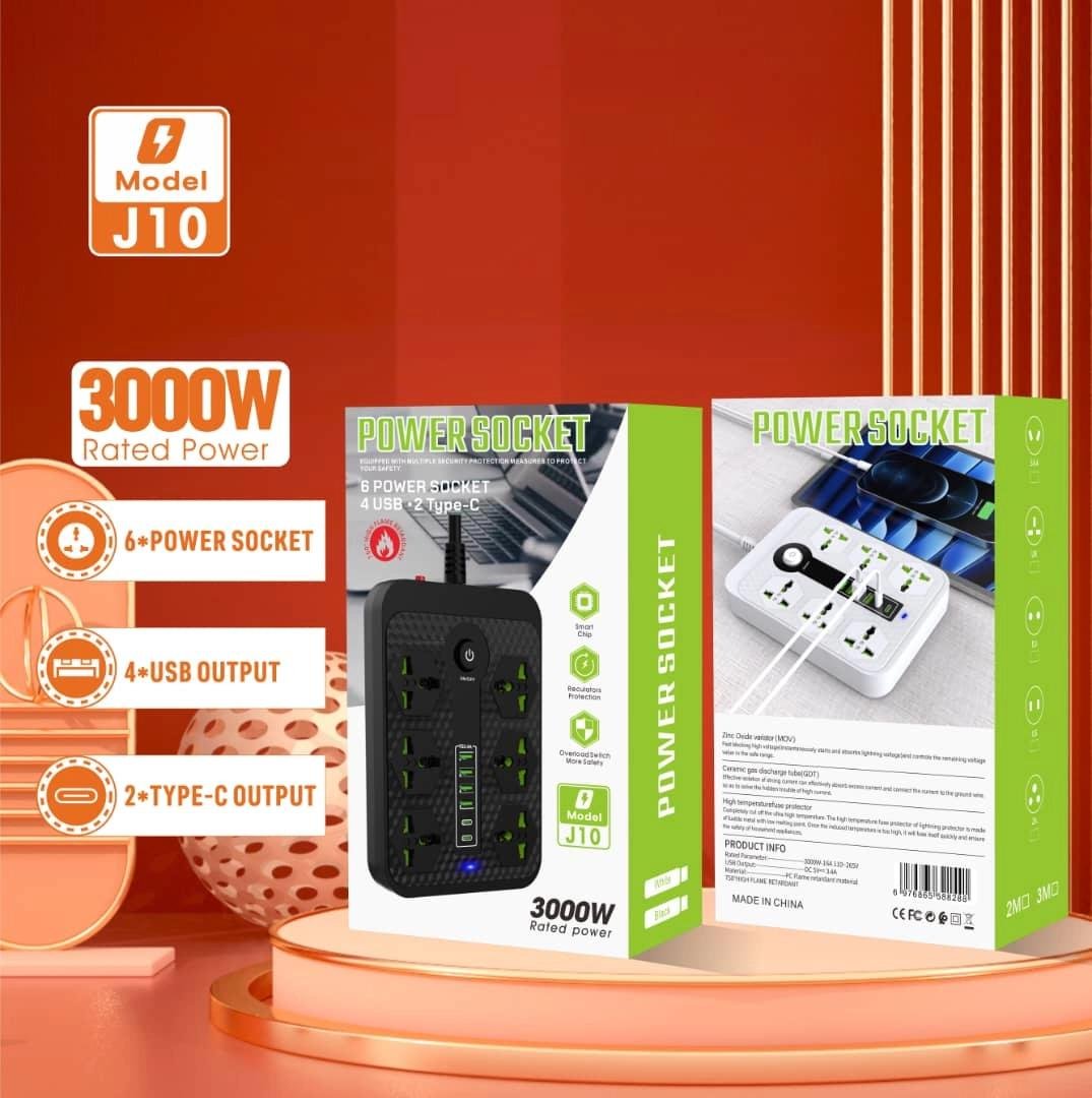 69c07e9a7f4c4b74ffe17cb78e782afb-2.jpg 6 Power Socket 4 Usb Output 2 Type C Output Power Socket - Image 1