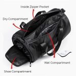 Stylish Travel Oxford Duffel Gym Bag - Image 4