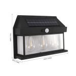 Solar Wall Light 3W HW999 - Image 9