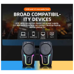 Jertech LED Light Computer Gaming Speaker - Image 2