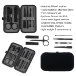 7-In-1 Manicure Set with Cover - Image 2