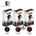 JS Black Pearl Hair Dye Shampoo And Conditioner (60ML+60ML) 5Minutes 100% Grey Hair Coverage