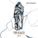 Laura Hijab Marble Sea - Image 2