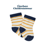 Gerber Fox Wiggle-Proof Jersey Crew Socks 6pairs - Image 3