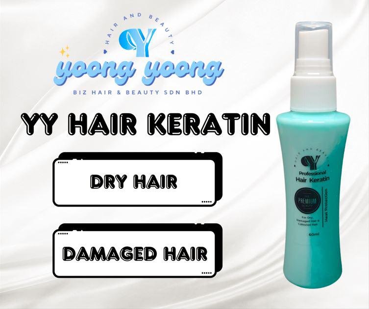 7faaf383a097525c92448850c8e124cb-2.jpg YY Hair Keratin (60ML) Hair Keratin Blue-Secret Forest -2PCS - Image 1