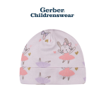 Gerber Baby Girl Bunny Ballerina Caps 4pcs - Image 4