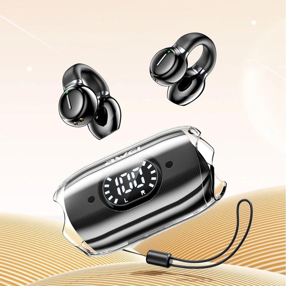 8c354e4eb4e04716b5e4a612b4f4732f-1.jpg Awei Open Wearable Wireless Earbuds With Charging Case TZ7 - Image 1