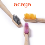 Acaya Sun-Kissed Yellow Bamboo Toothbrush - Image 3