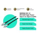 SIKENAI 1.5M Fast Charging Cable Type-C to Type-C SX-13