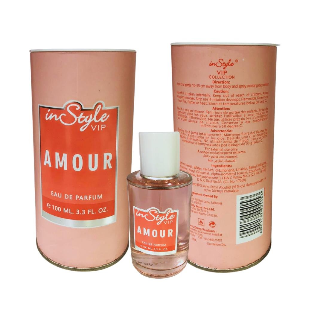 9627856c7c95524dc884df2d1e1c2faf.jpg INSTYLE VIP WOMEN AMOUR EDP 100ML - Image 1