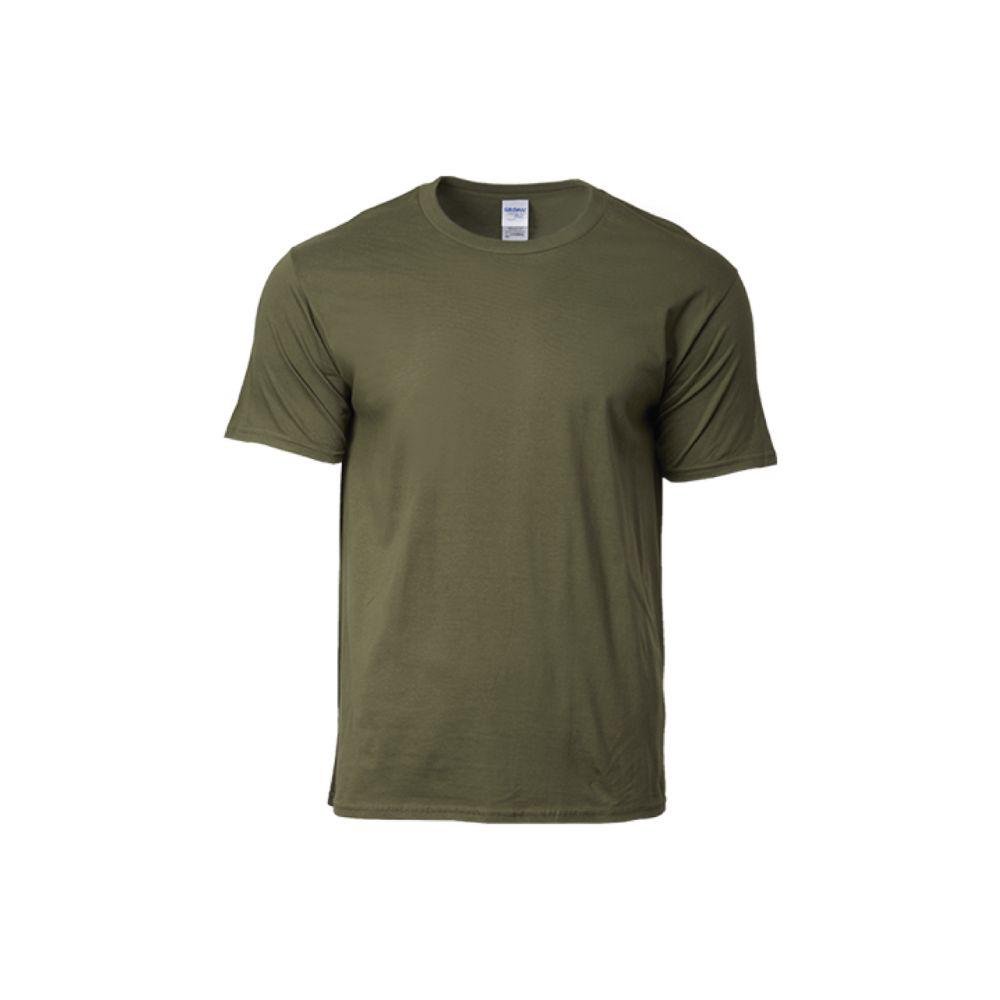9b5d97e6bbeca7225d372dfd2ceab991-1.jpg GILDAN Premium Cotton T-Shirt – Military Green - Image 1