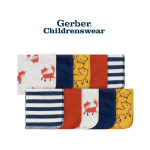 Gerber Boys Fox Washcloths 10pcs