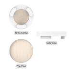 Harii Potter White Round Tray - Image 3