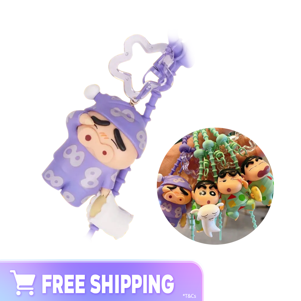 a1c7a6986638bebff0192d6d7e06430d.png Crayon Shin Chan Pyjamas Series Key Chain - Image 1